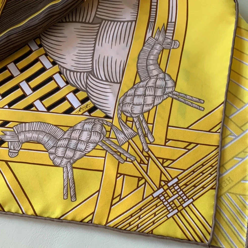 🐴 NEW authentic Hermes Masan & Masan Scarf 90 Giftable Package